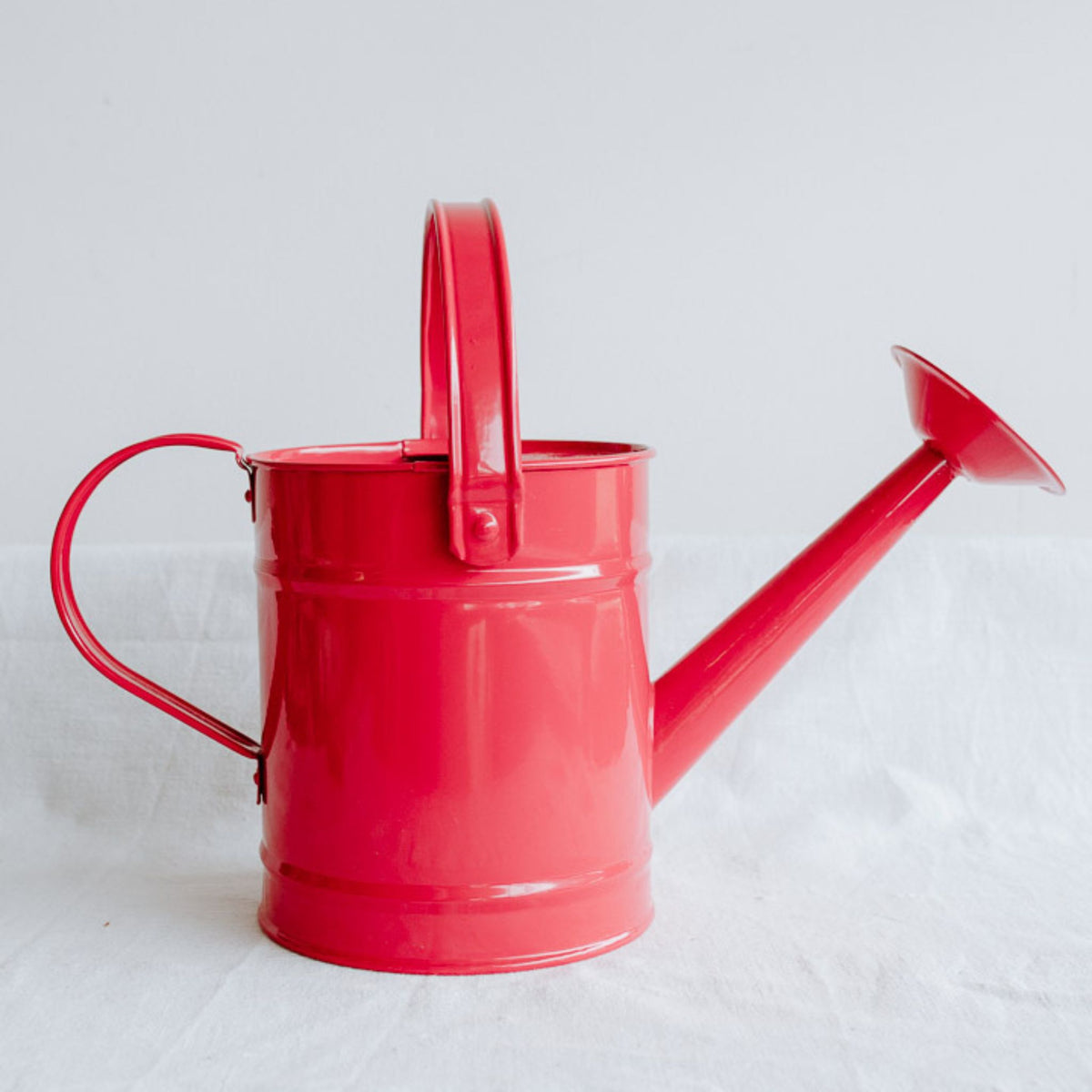 Kids Metal Watering Can - Red