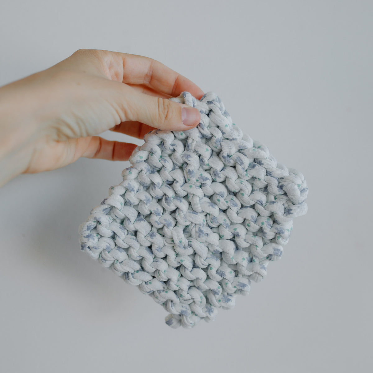 Knitted Kitchen Cloth - Handmade From Upcycled Fabric - Various