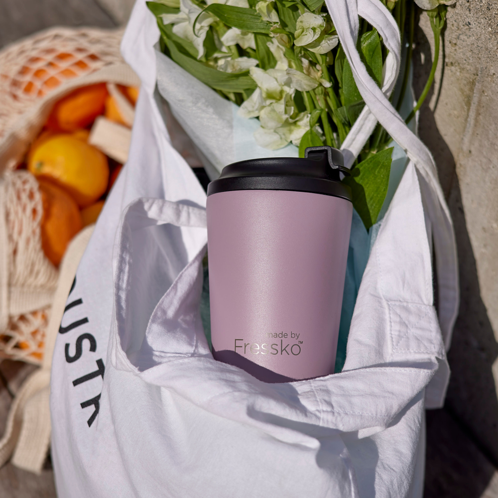 The 'Camino' 12oz Insulated Coffee Cup, by Fressko