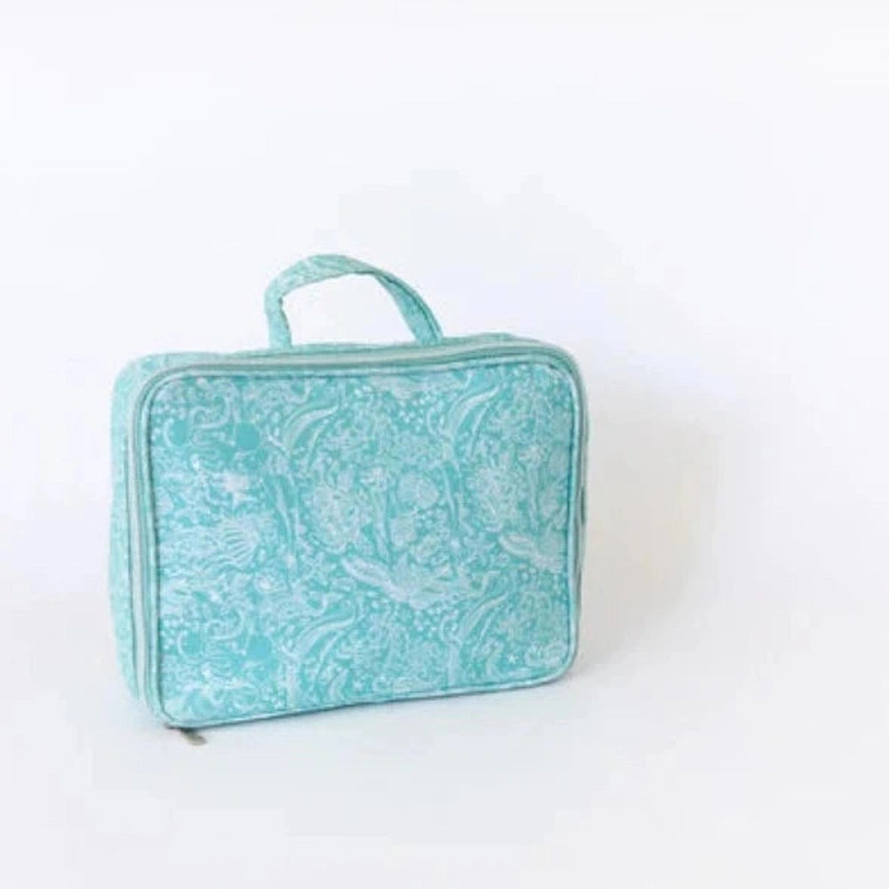 Insulated Cotton Canvas Lunch Bag - Ocean Life Design