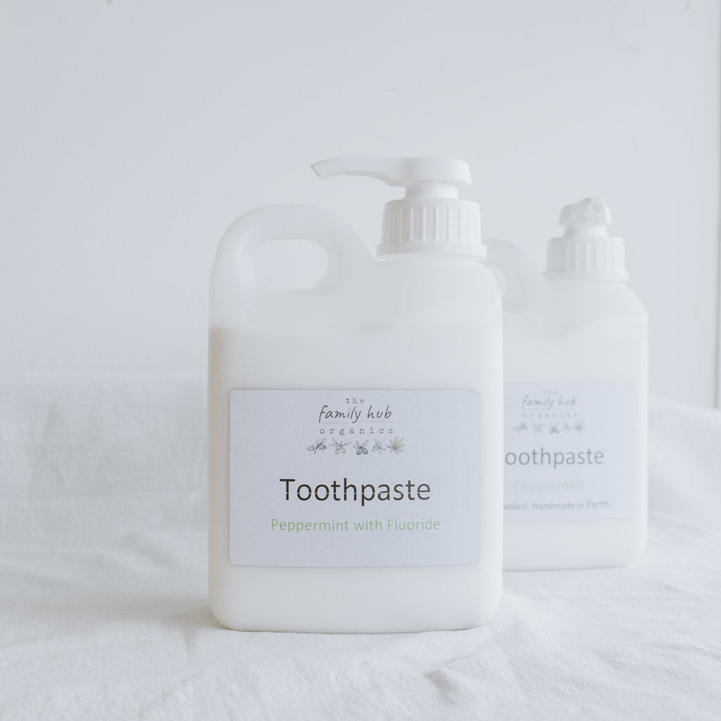 Peppermint Toothpaste with Fluoride - Fill Your Own Container