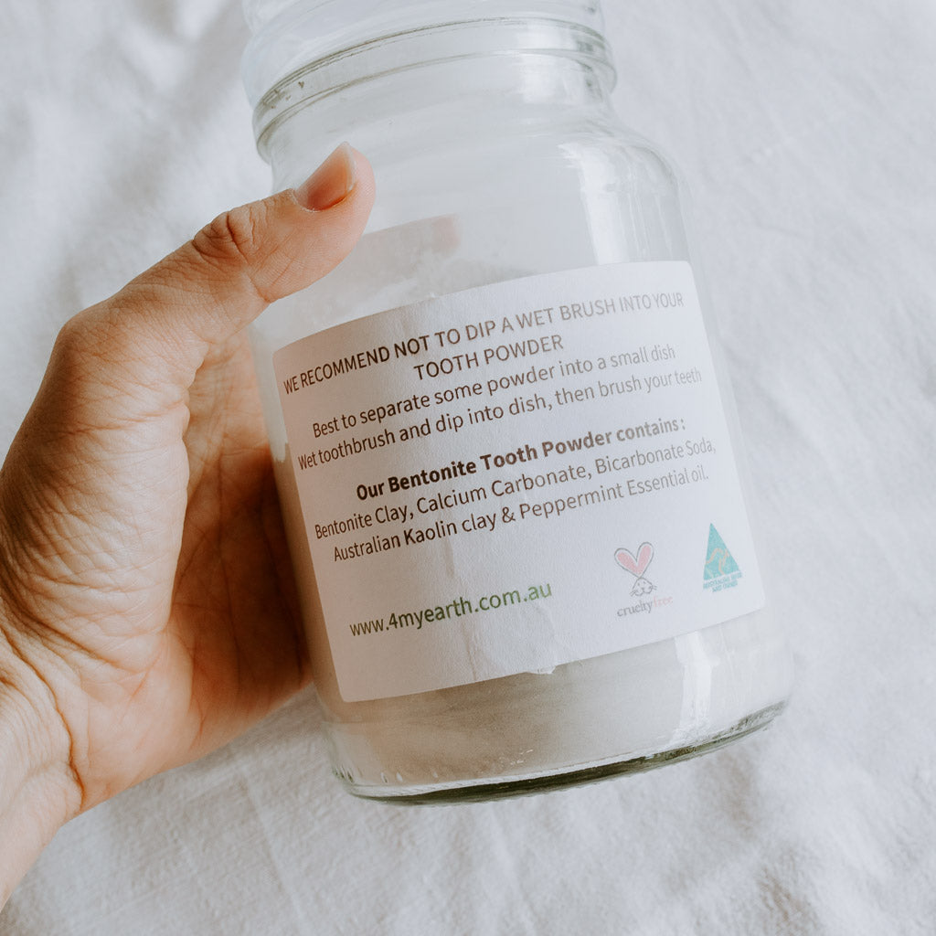 The Family Hub Peppermint Bentonite Tooth Powder - Fill Your Own Container