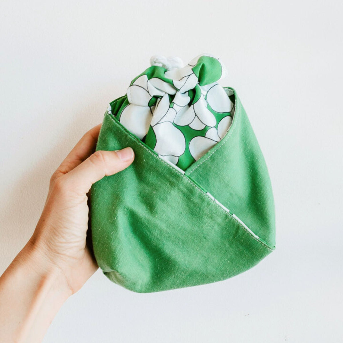 Origami Drawstring Reusable Gift Bag | Handmade by PaulaW