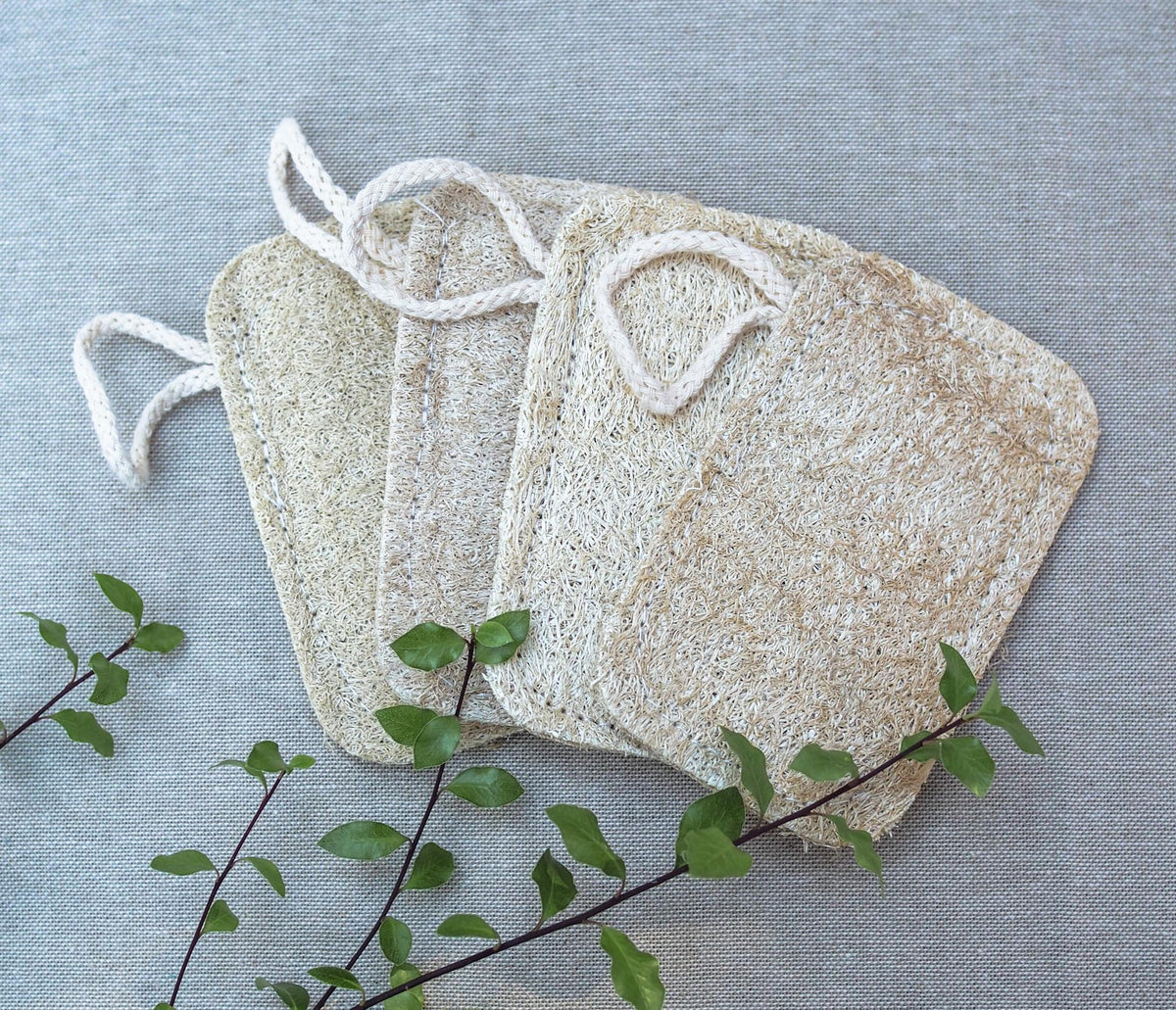 Natural Loofah Household Cleaning Sponge - 2 Pack