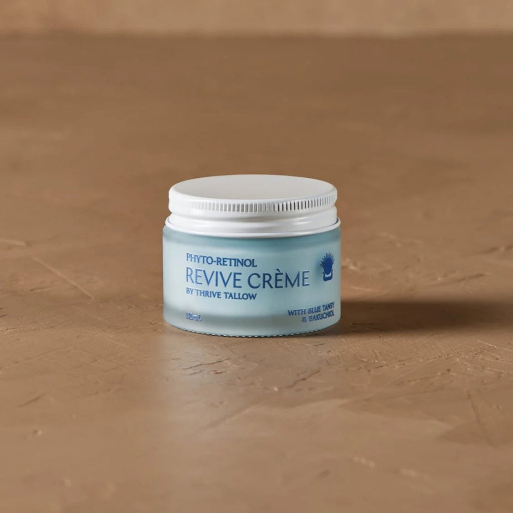 Jar of Phyto-Retinol Revive Creme by Thrive Tallow.
