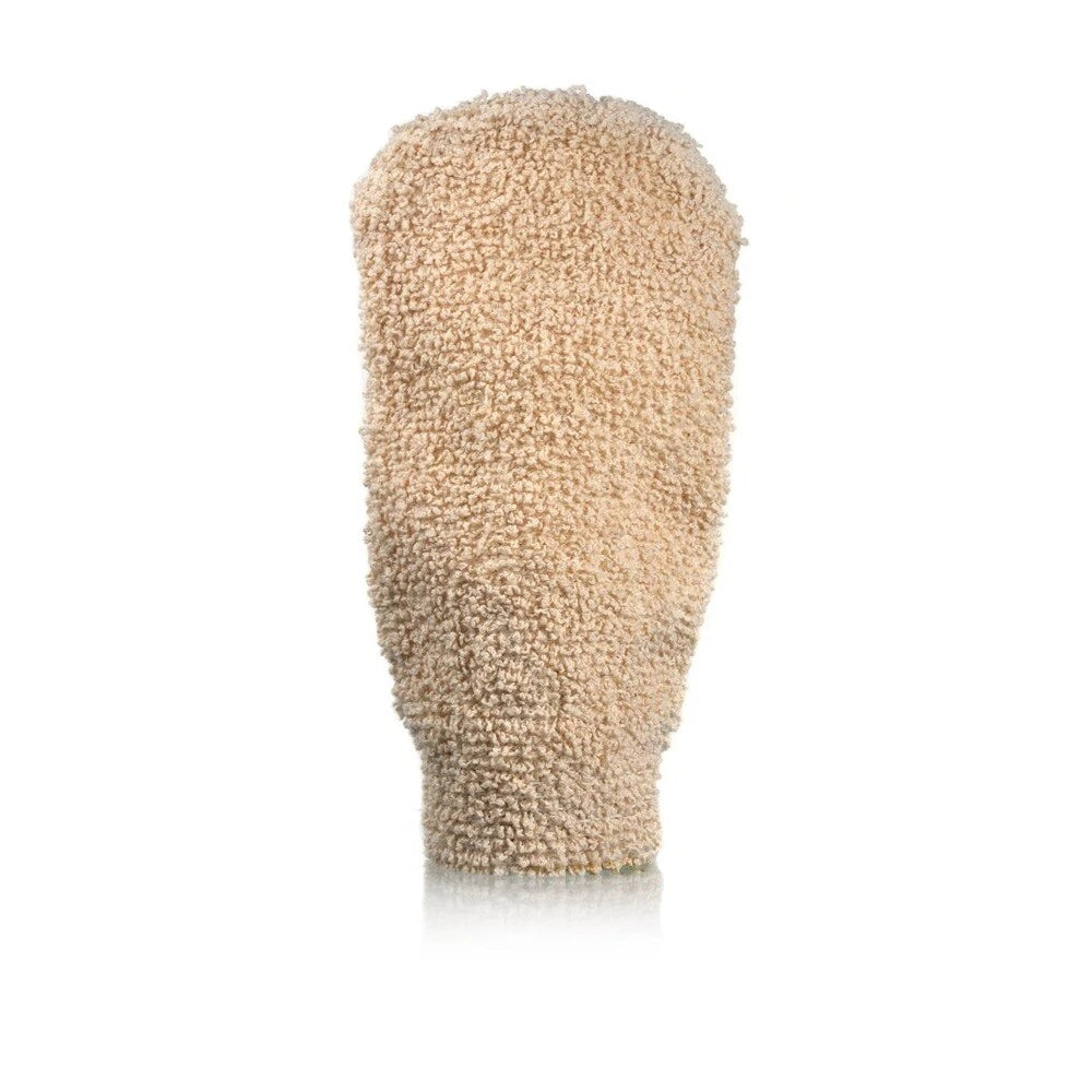 Star + Rose Natural Ramie Bath Mitt.
