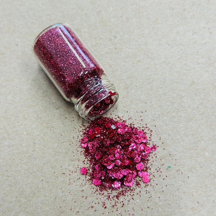 Ruby Red Bio Glitter from Eco Art and Craft, Urban Revolution.