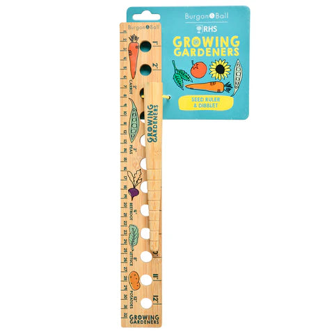 Children's Planting Ruler and Dibber - RHS Growing Gardeners