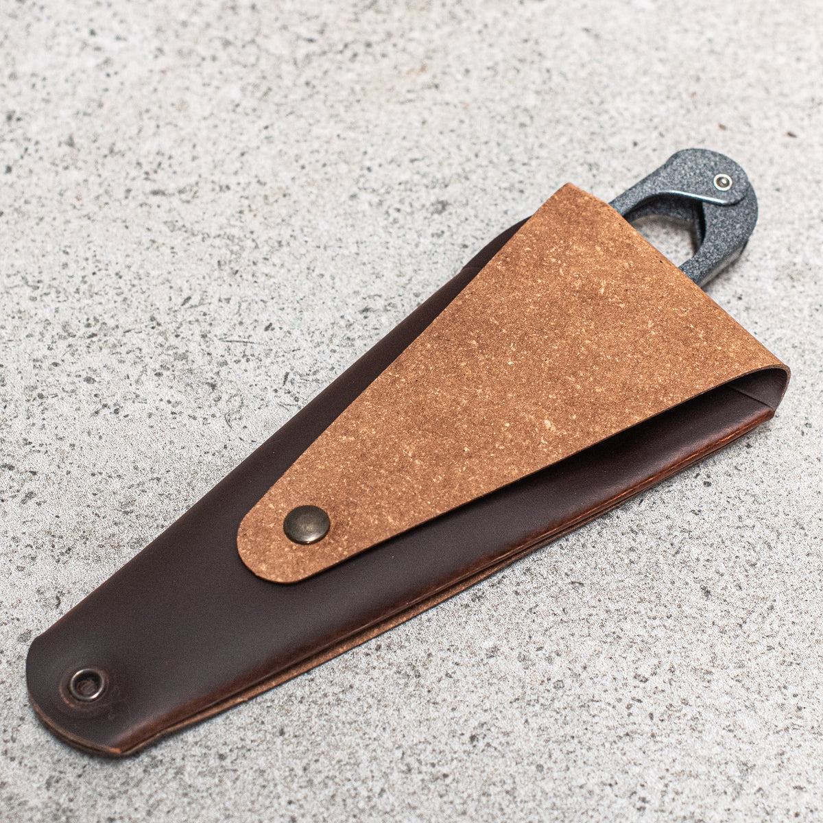 Metal Snips in Recycled Leather Pouch