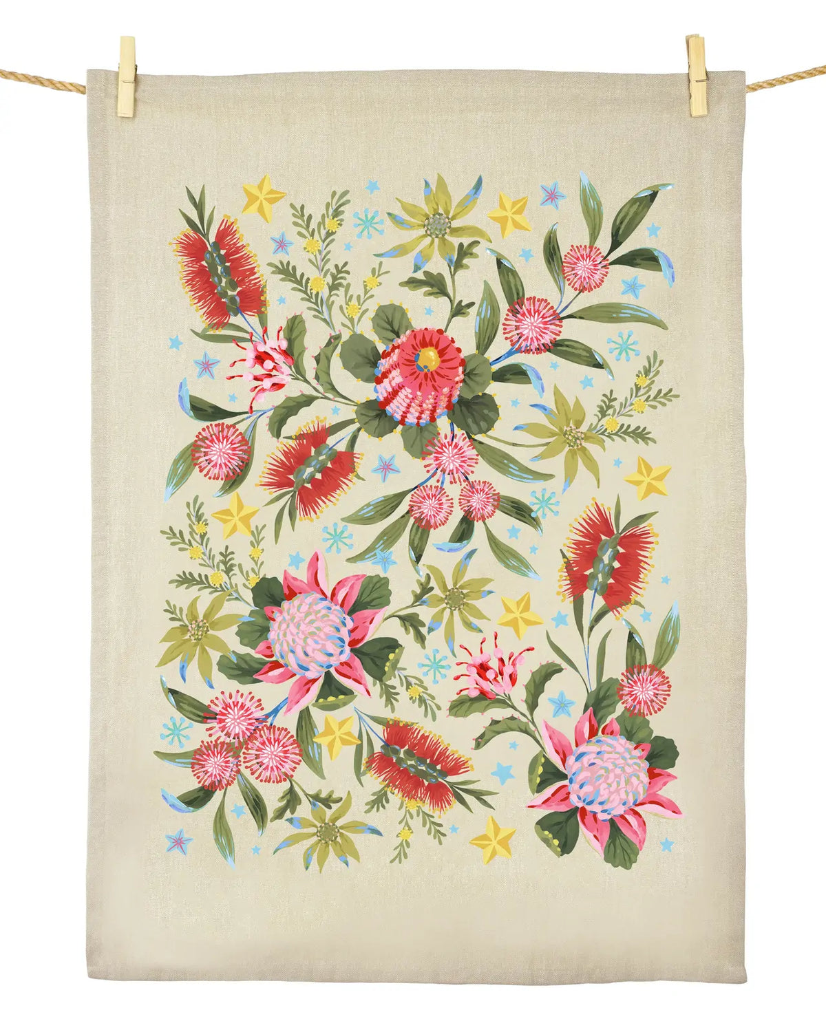 Organic Cotton Tea Towels - Earth Greetings