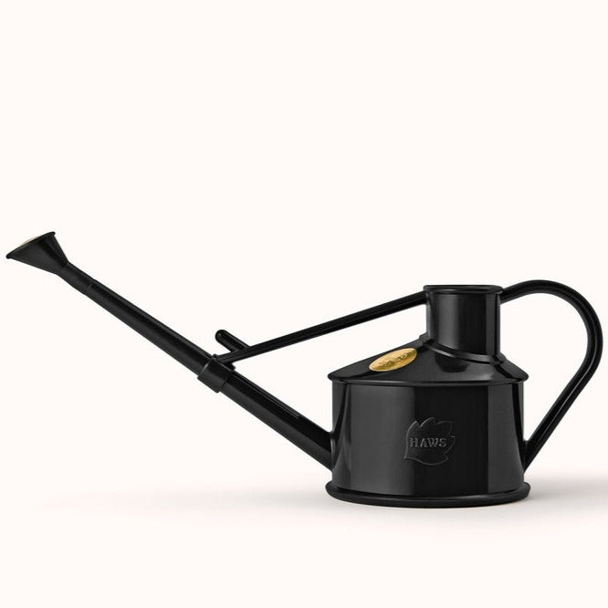 The &quot;Langley&quot; Sprinkler One Pint Recycled Black Watering Can from Haws - Urban Revolution.