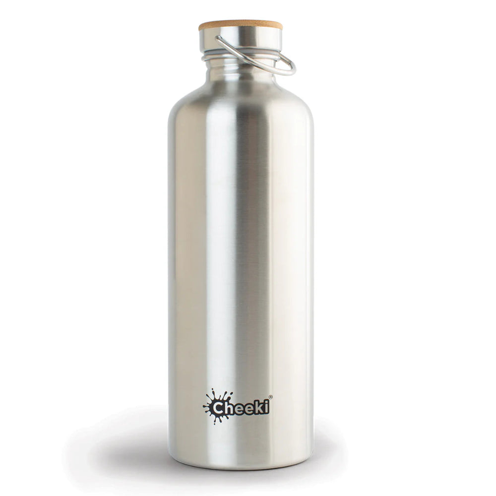 CHEEKI Stainless Steel Bottle Thirsty Max - 1.6L in Silver