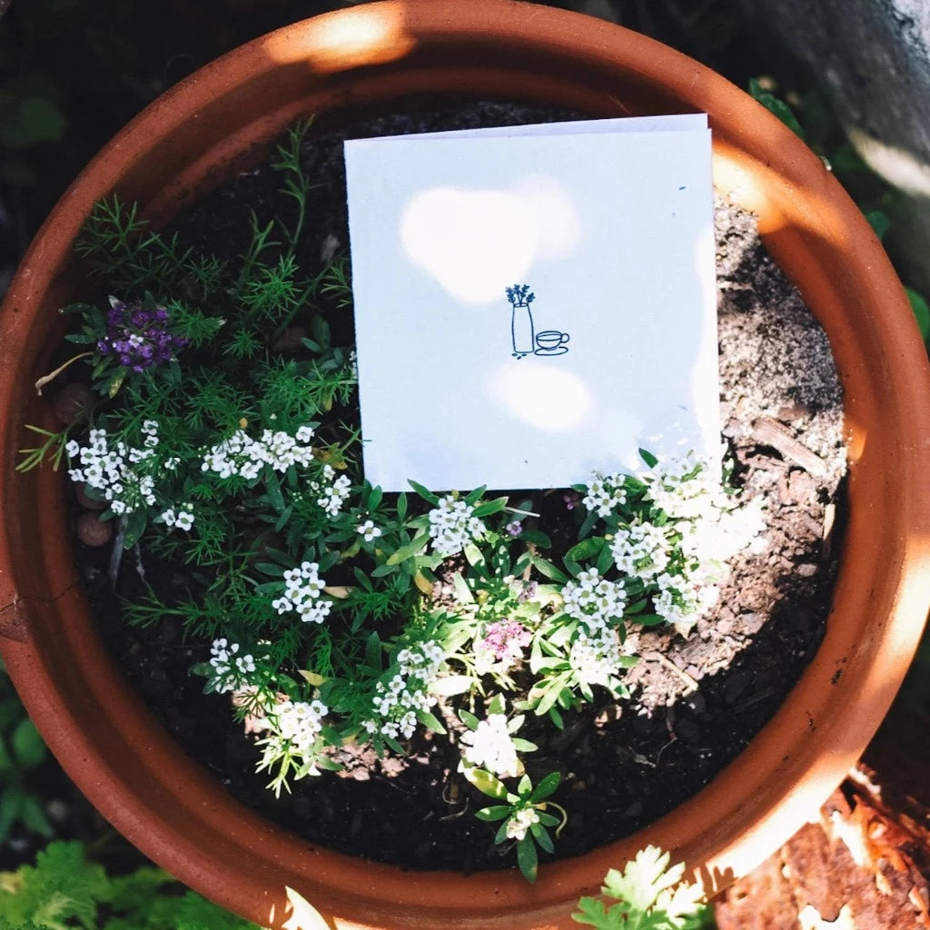 Time For Tea Plantable Gift Card from The Paper Daisy Co - Urban Revolution.