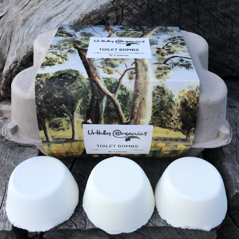 Urthly Organics Toilet Bombs - Pack of 12. 