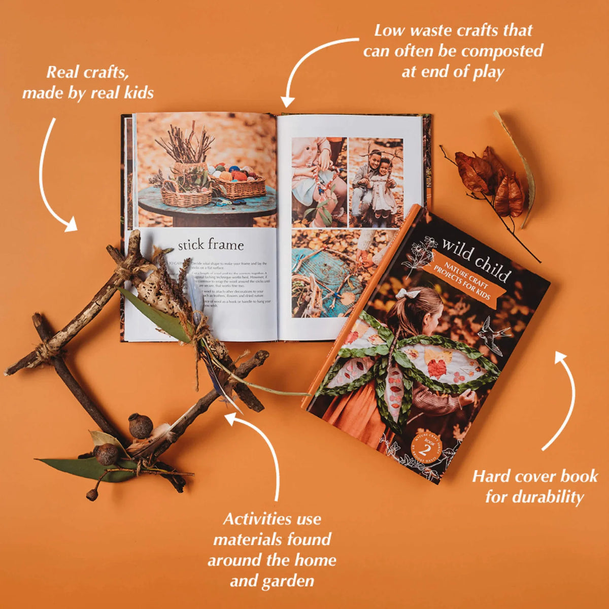 Wild Child Book - Nature Craft Projects for Kids by Your Wild Books