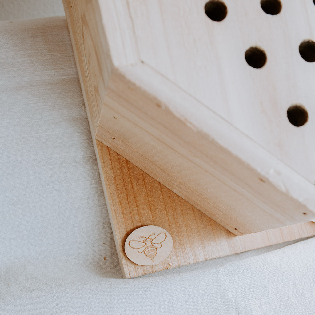 Wooden (Bamboo and Pine Wood) Insect and Bee Hotel