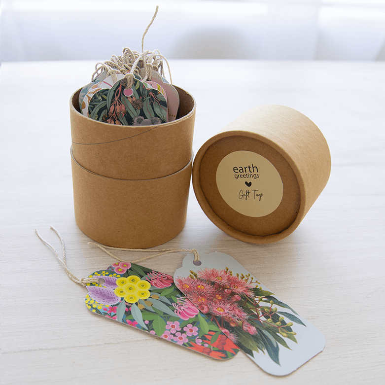 Earth Greetings Gift Tags - Made in Australia with Vegetable Inks