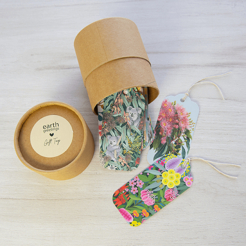 Earth Greetings Gift Tags - Made in Australia with Vegetable Inks