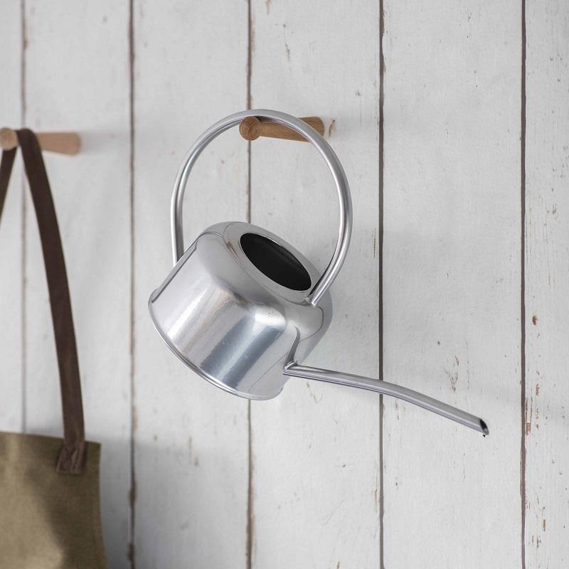 1.1L Indoor Watering Can In Silver
