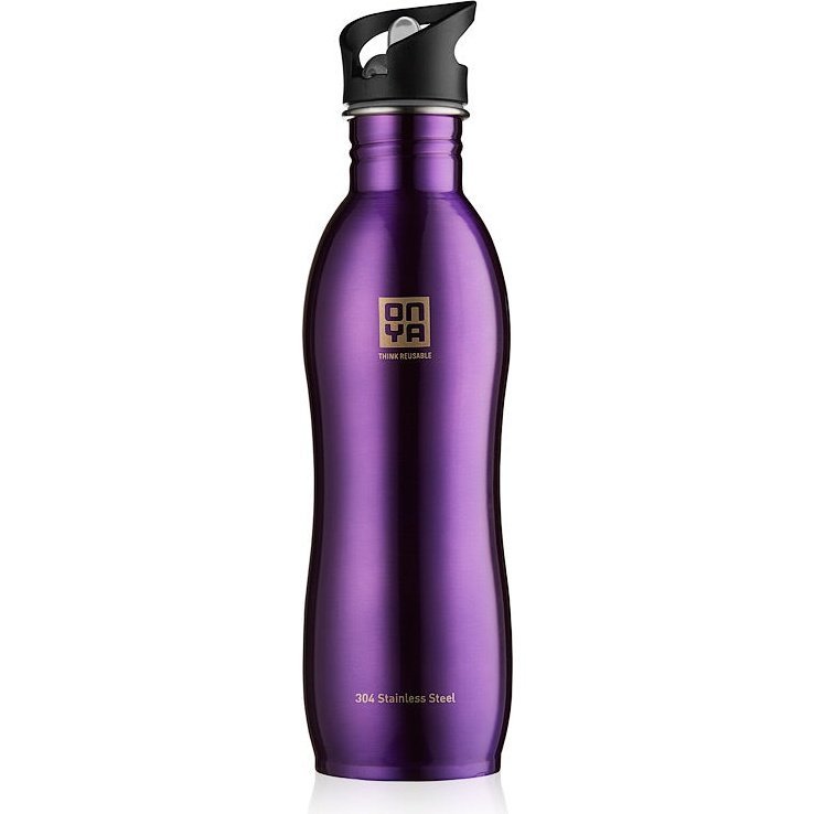 H2Onya - Drink Bottle 1000ml Stainless Steel Purple