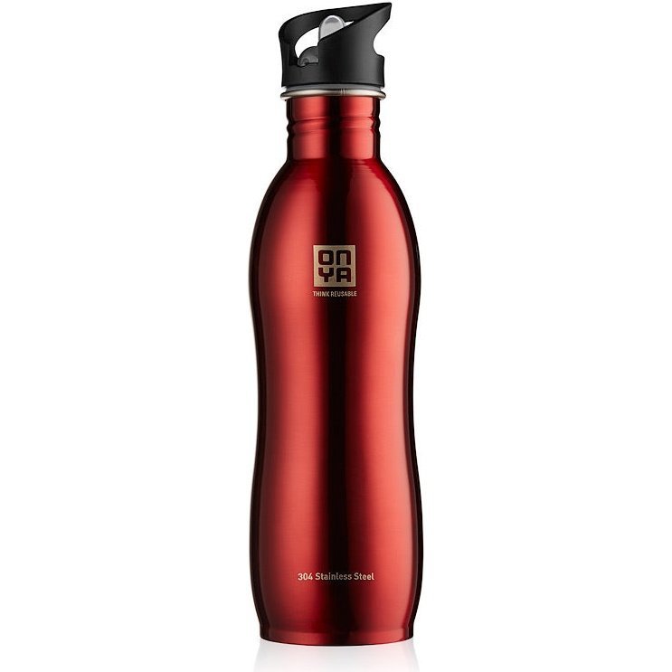 H2Onya - Drink Bottle 1000ml Stainless Steel Red