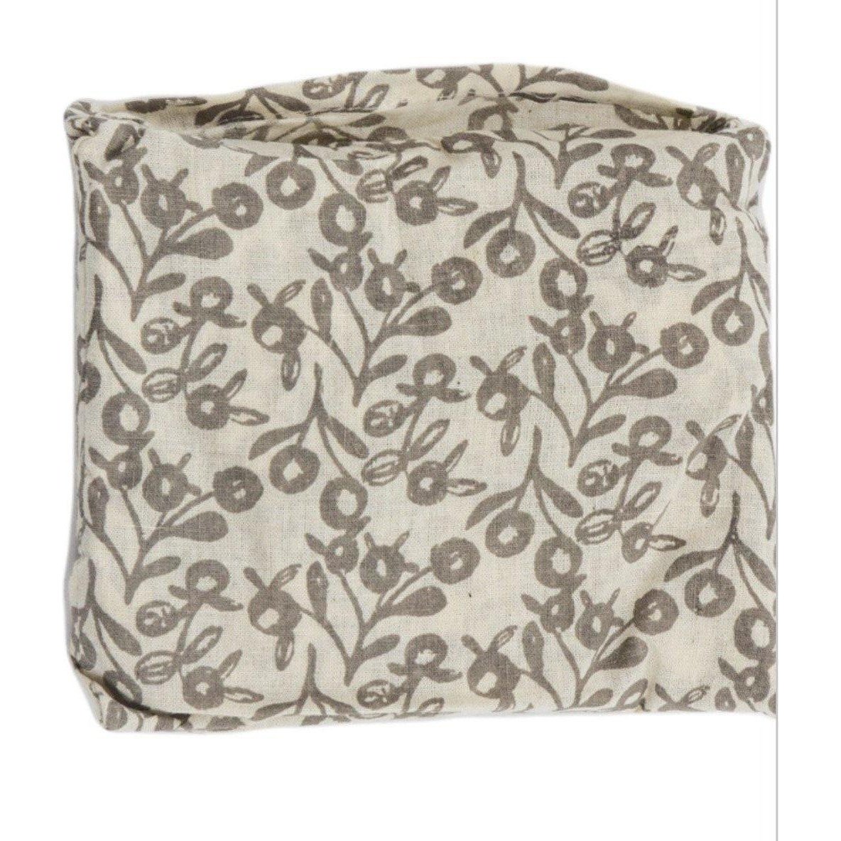 100% Cotton Flora Bag - Lilly Pilly Taupe