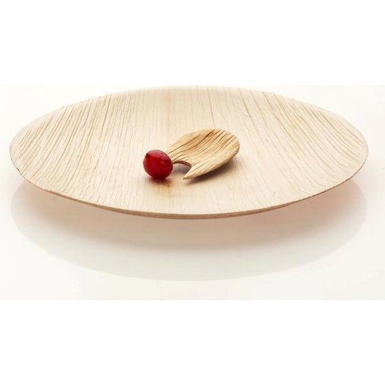 Palm Leaf Large Round Plates 10&quot; - Pack of 10