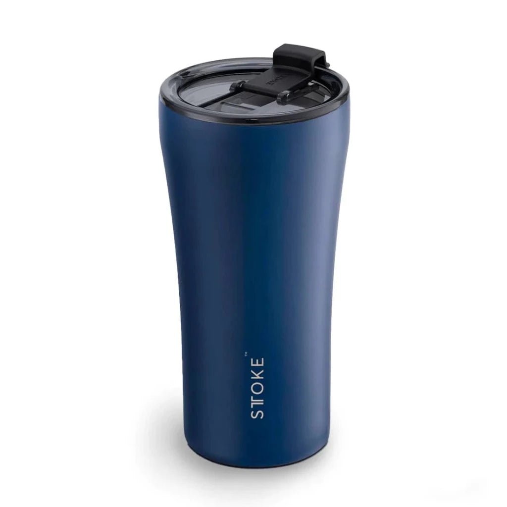 16oz Sttoke Ceramic Lined Travel Cup in Magnetic Blue