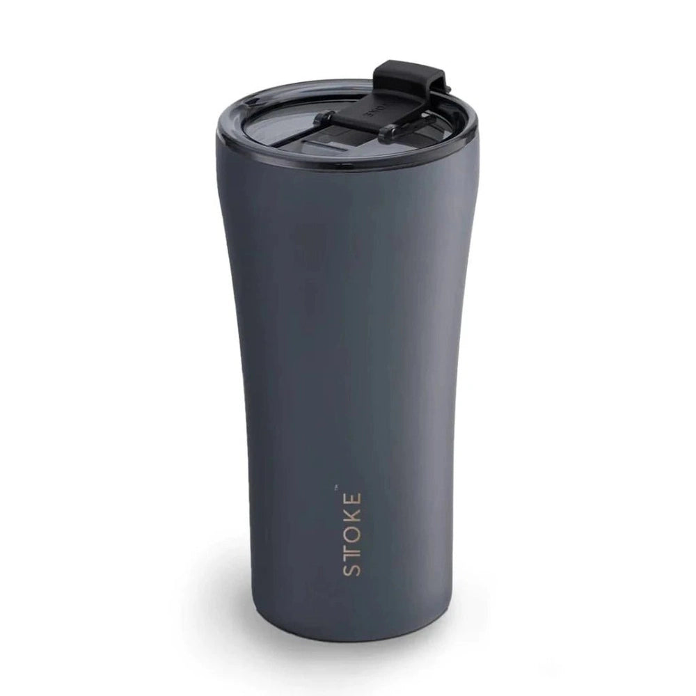 16oz Sttoke Ceramic Lined Travel Cup in Slate Grey