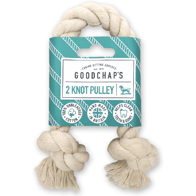 GoodChap's 2 Knot Pulley Dog Chew Toy
