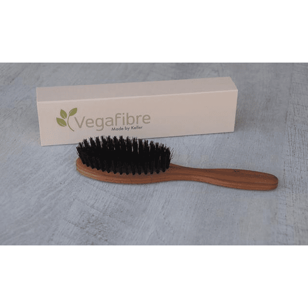 Vegafibre bristled vegan hair brush with packaging