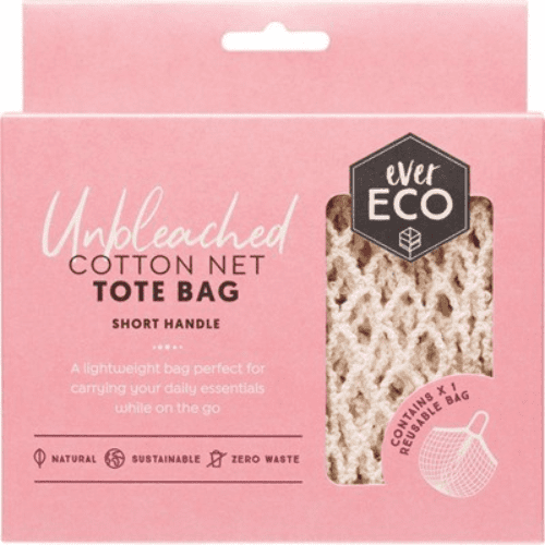 Cotton Net Tote Bag Short Handle - Ever Eco
