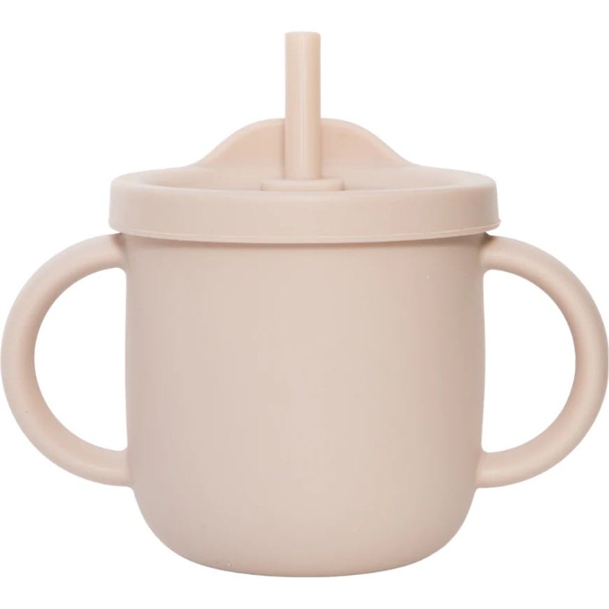 Sippy Cup with Straw Rear View