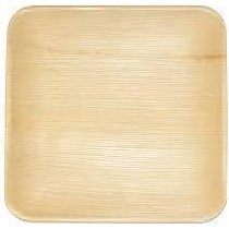 Palm Leaf Small Square Plates 6&quot; - Pack of 10