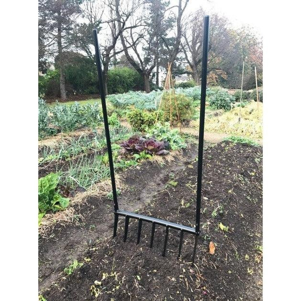 Aussie Made Heavy Duty Broadfork - 7 Tyne in Use in Garden