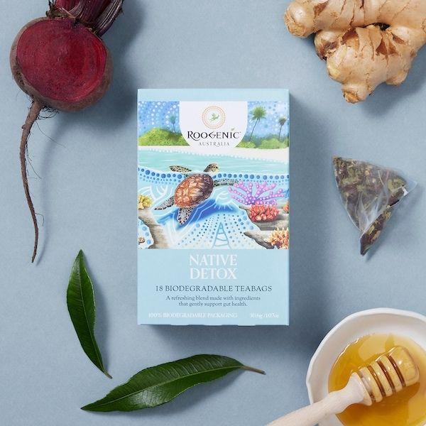 Super Detox Herbal Tea with Natural Ingredients From Roogenic