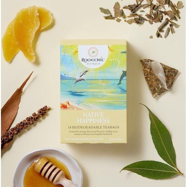 Native Happiness Herbal Tea with Natural Ingredients From Roogenic