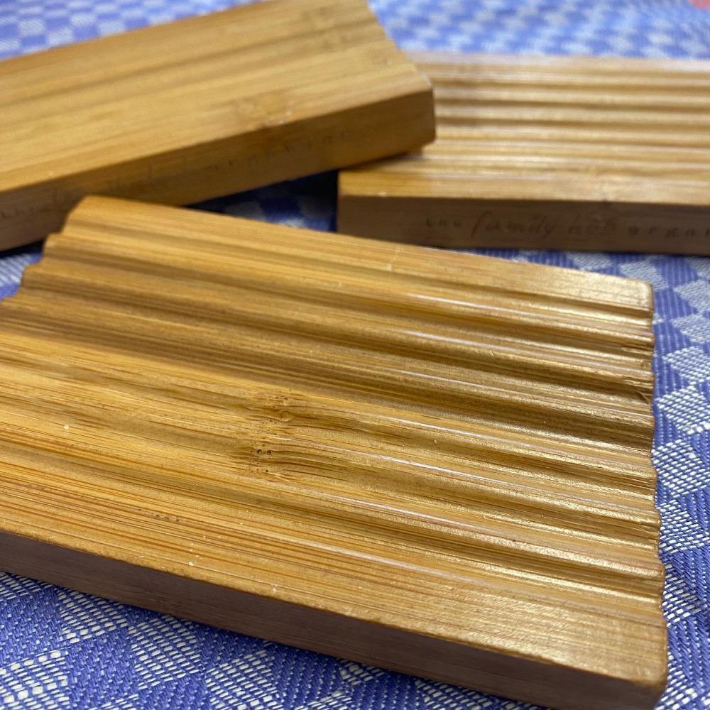 Bamboo Soap Dish With Ridges From The Family Hub