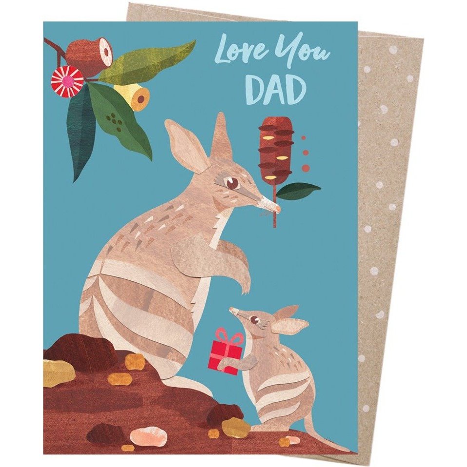 Earth Greetings - Greeting Card - Bandicoot Dad