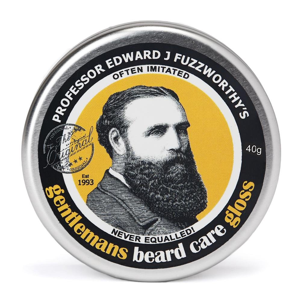 Professor Fuzzworthy&#39;s Gentlemen&#39;s Beard Care Gloss in 40g Tin, Urban Revolution.