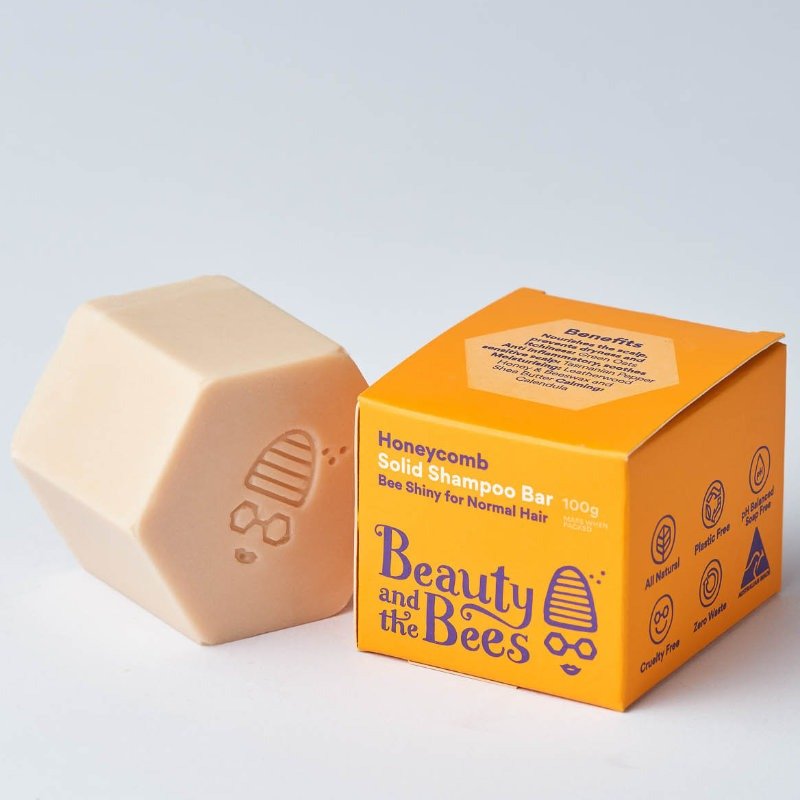 Beauty & the Bees - Bee Shiny Shampoo Bar for Normal Hair, Urban Revolution.