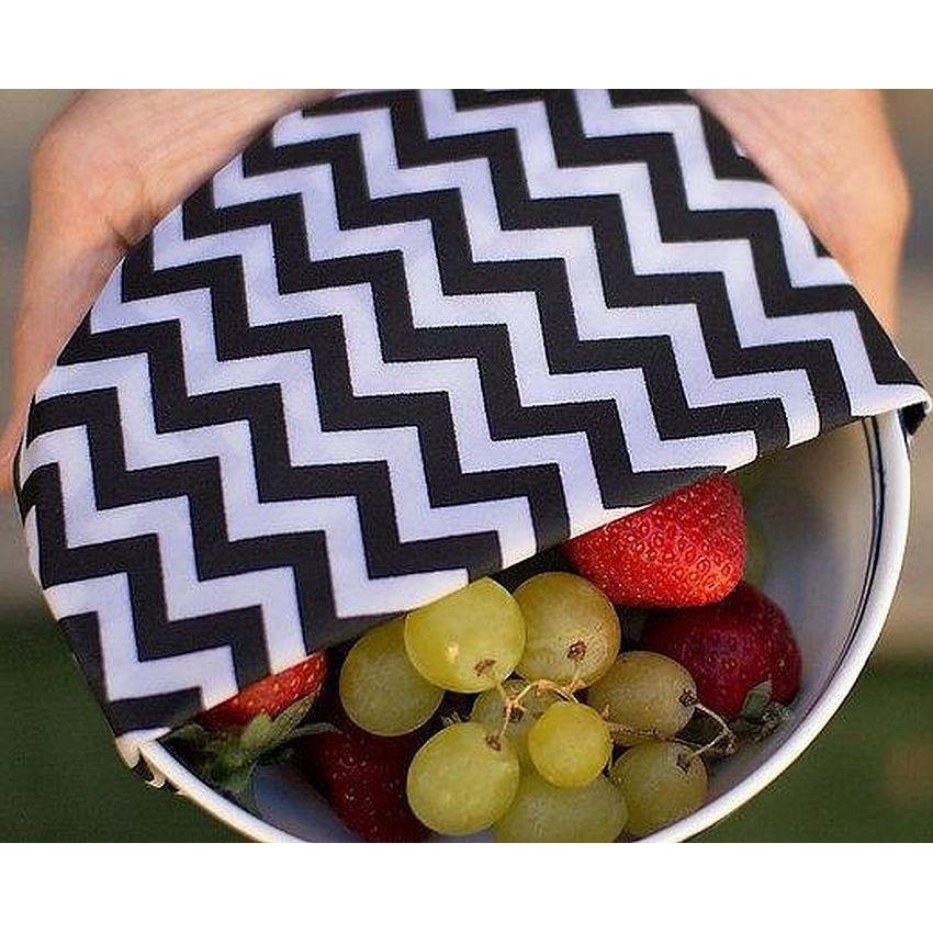 Beeswax Food Wraps Being Used to Cover Bowls
