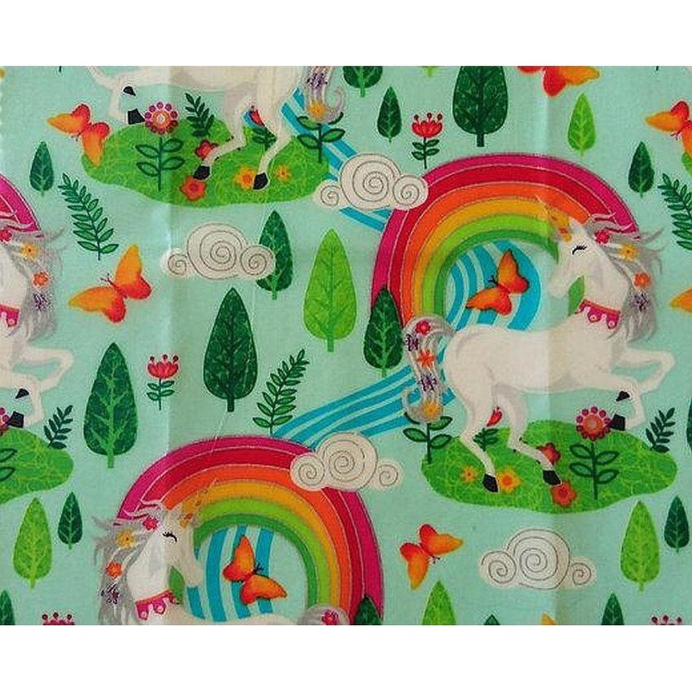 Beeswax Food Wraps - Rainbow and Unicorn Design