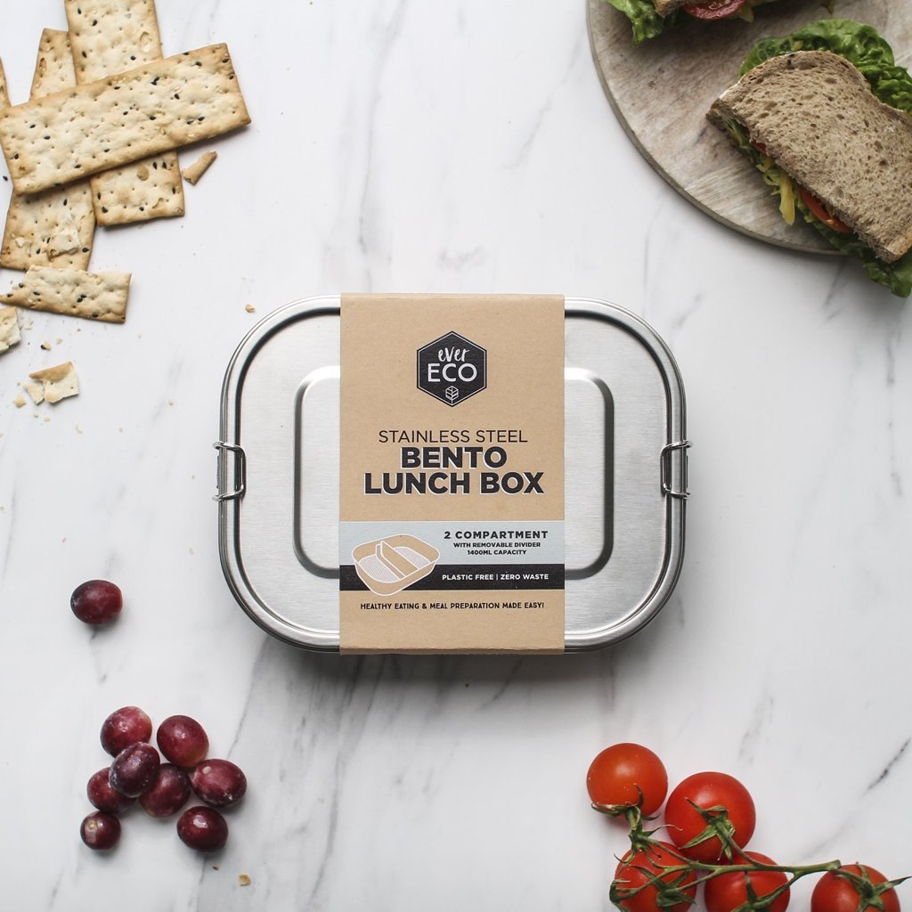 Bento Box with Removable Divider from Ever Eco, in Packaging
