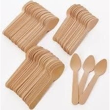 Birch Wood Spoons - Pack of 100