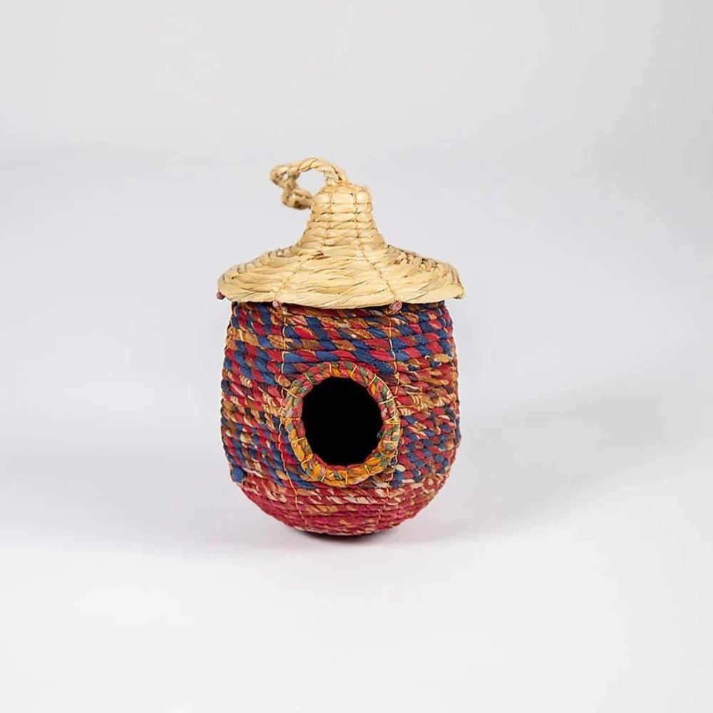 Fair Trade Upcycled Saree Birdhouse, Urban Revolution.