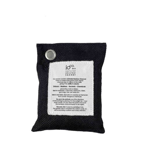 IOCO Activated Bamboo Charcoal Fresh Drawer Sachet - Black