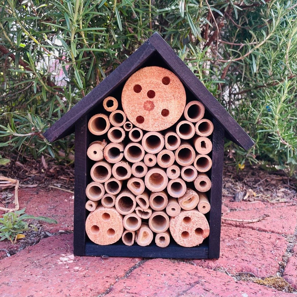 Small Insect Hotel, Black Finish