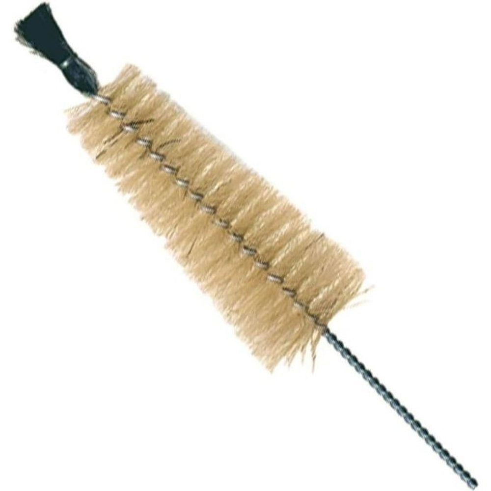 Redecker Tapered Bottle Brush with White Bristles and Black Tip.