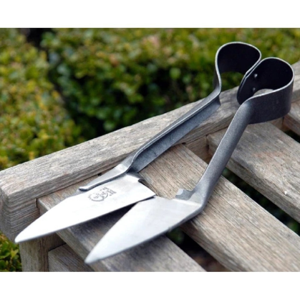 Topiary and Trimming Shears by Burgon &amp; Ball, on Wooden Garden Table